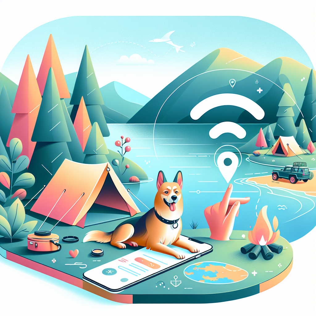 Why a Wireless GPS Collar Is Great for Camping Trips