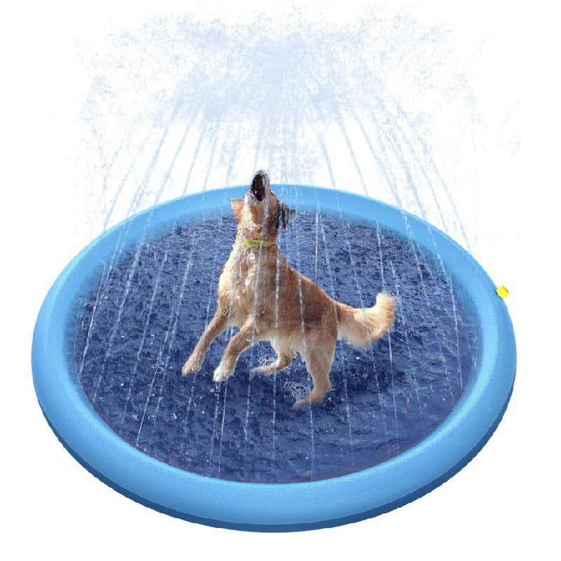 Dog Splash Pad – Non-Slip Pet Sprinkler Pool for Cooling, Play & Summer Fun