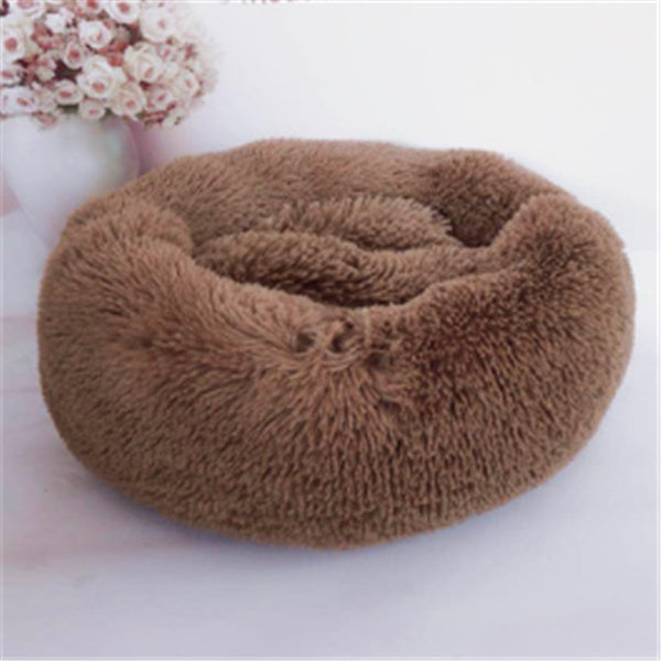 Dog Beds For  Dogs Round Plush Cat Litter Kennel Pet Nest Mat Puppy Beds
