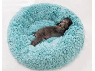 Dog Beds For  Dogs Round Plush Cat Litter Kennel Pet Nest Mat Puppy Beds