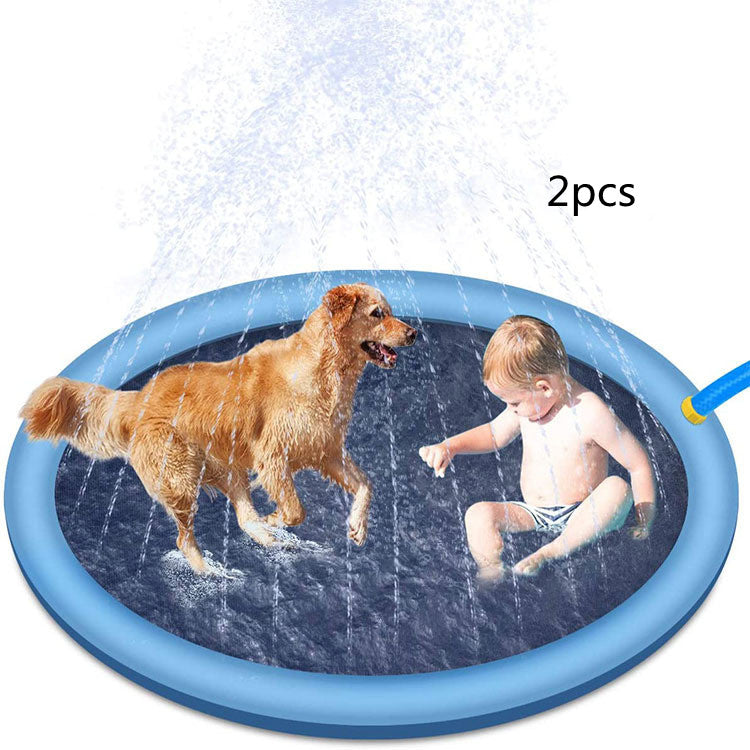 Dog Splash Pad – Non-Slip Pet Sprinkler Pool for Cooling, Play & Summer Fun