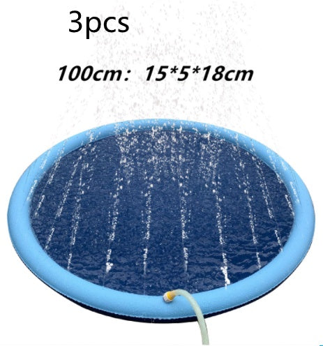 Dog Splash Pad – Non-Slip Pet Sprinkler Pool for Cooling, Play & Summer Fun