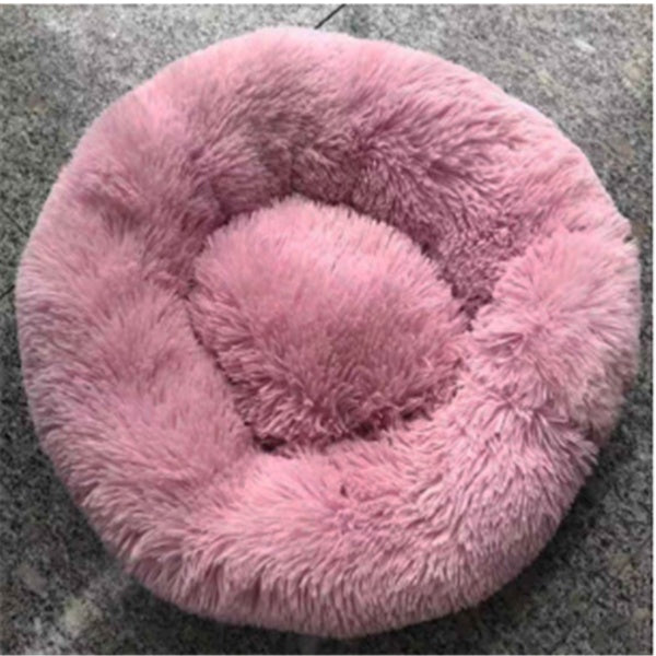 Dog Beds For  Dogs Round Plush Cat Litter Kennel Pet Nest Mat Puppy Beds