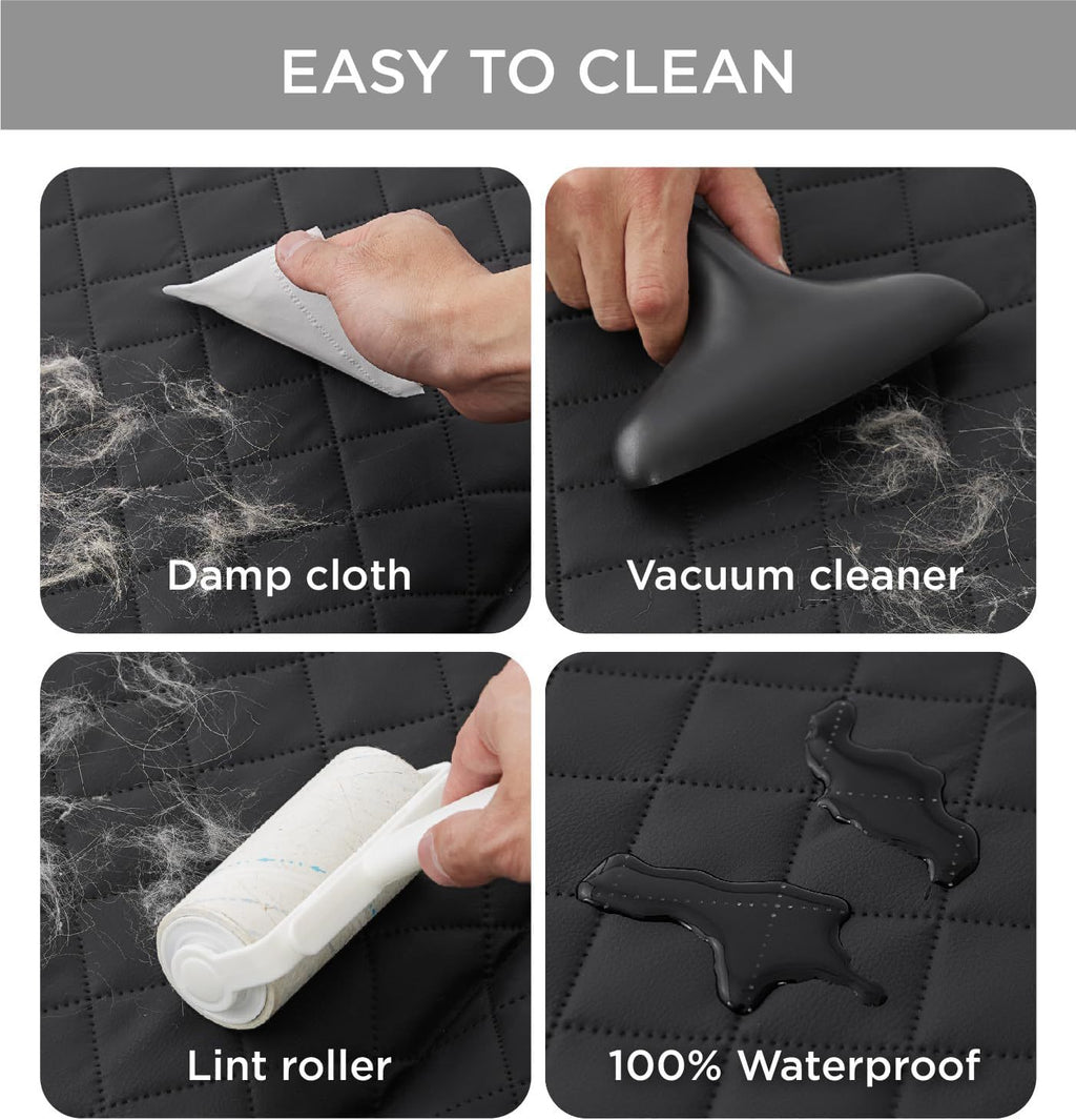 Made4Pets Pet Dog Car Back Seat Cover Back Seat Extension Pad Can Bear 400 Pounds Waterproof And Non-slip Dog Car Hammock Eight-layer Hard Bottom With PE Foam Easy To Install And Clean