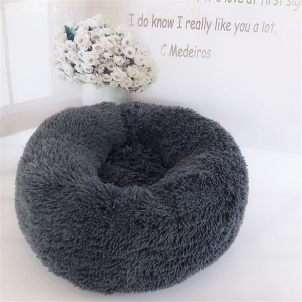 Dog Beds For  Dogs Round Plush Cat Litter Kennel Pet Nest Mat Puppy Beds