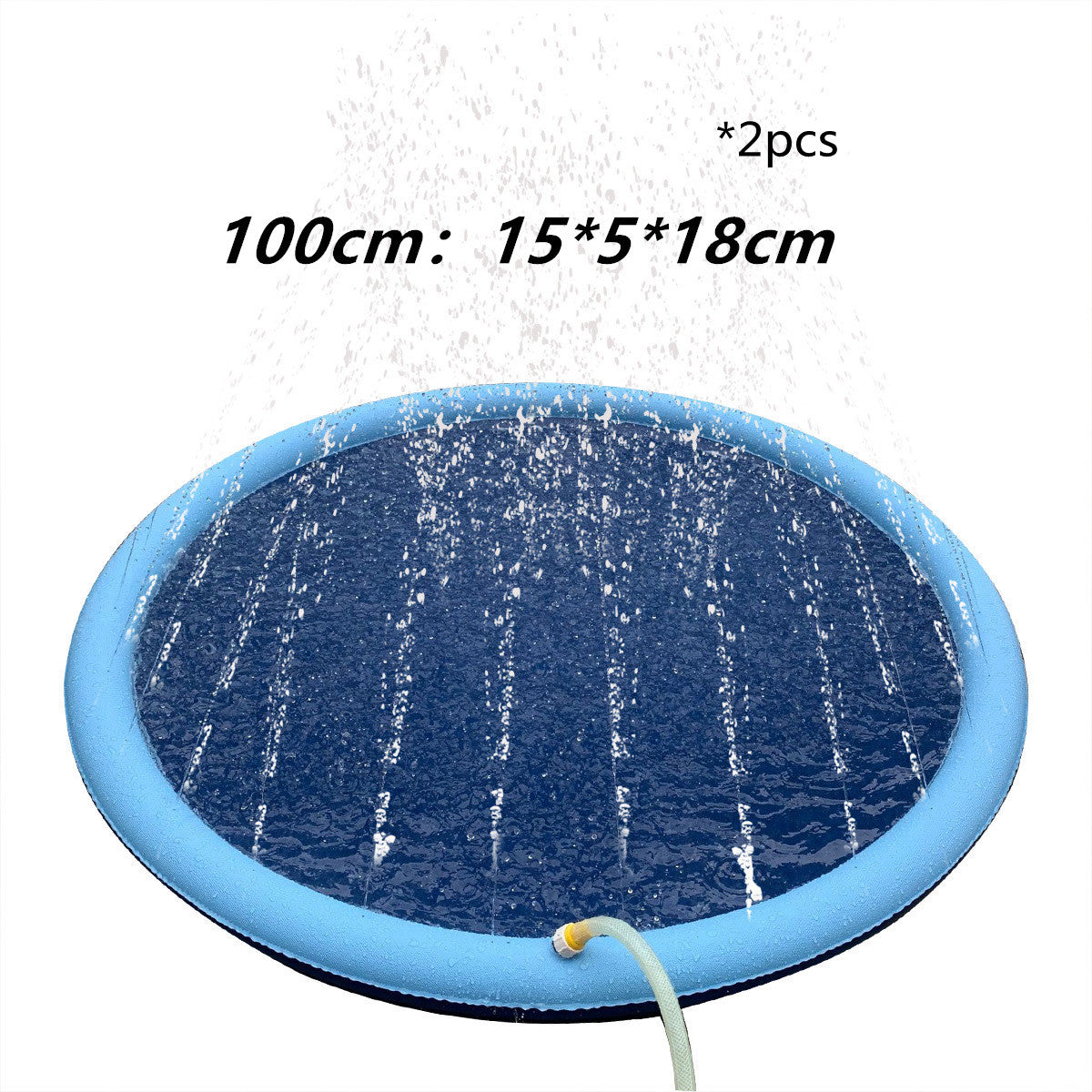 Dog Splash Pad – Non-Slip Pet Sprinkler Pool for Cooling, Play & Summer Fun
