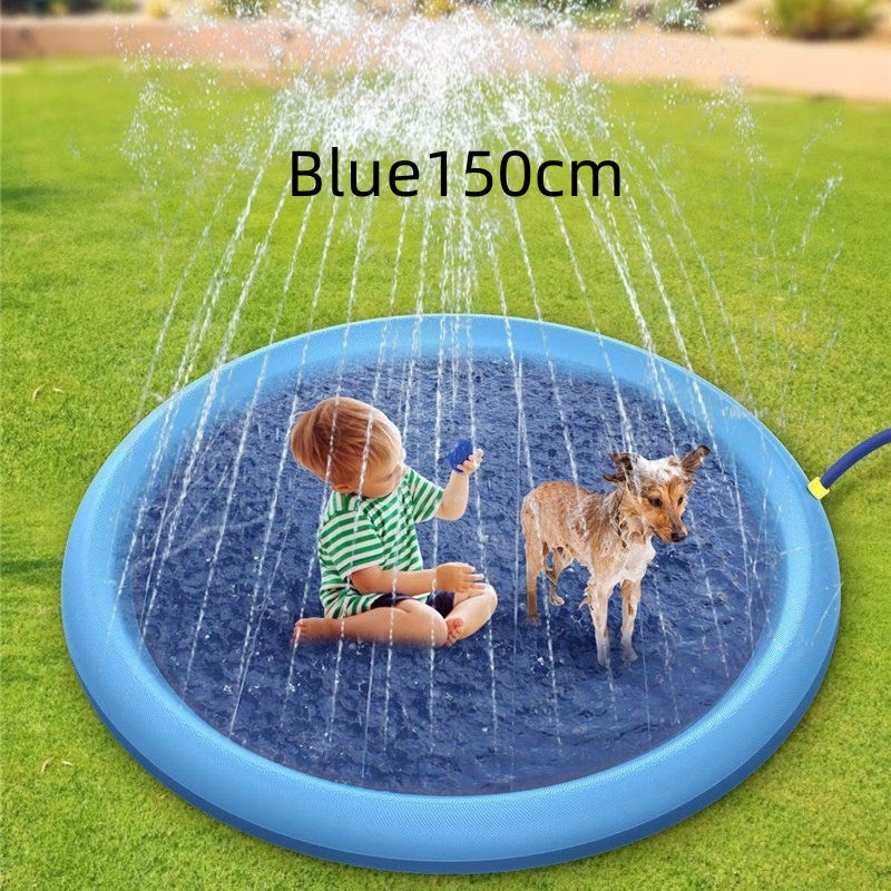 Dog Splash Pad – Non-Slip Pet Sprinkler Pool for Cooling, Play & Summer Fun