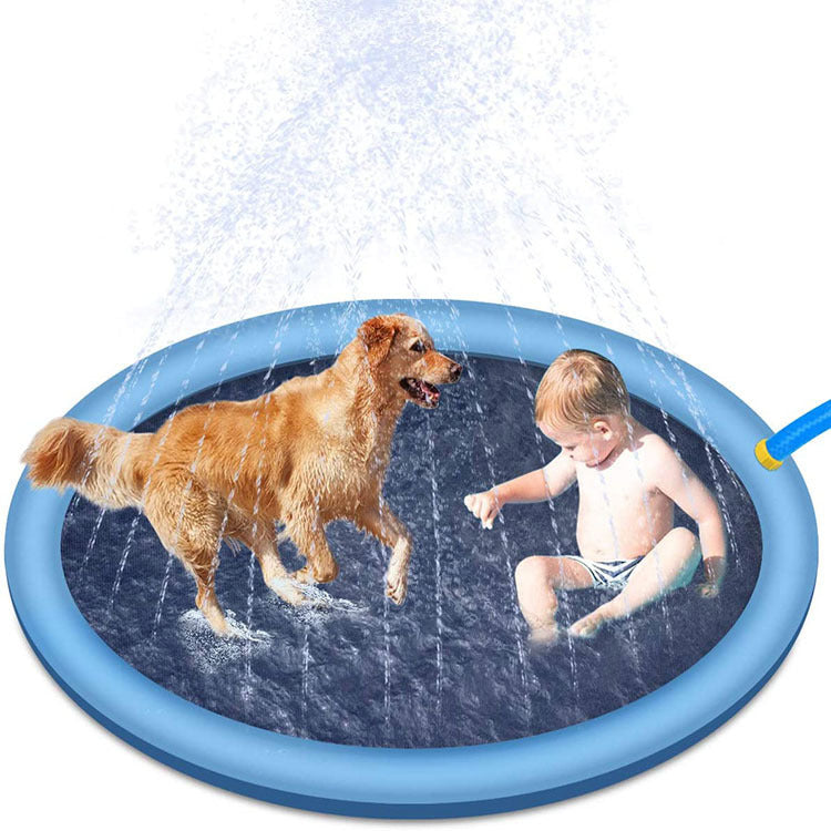 Dog Splash Pad – Non-Slip Pet Sprinkler Pool for Cooling, Play & Summer Fun