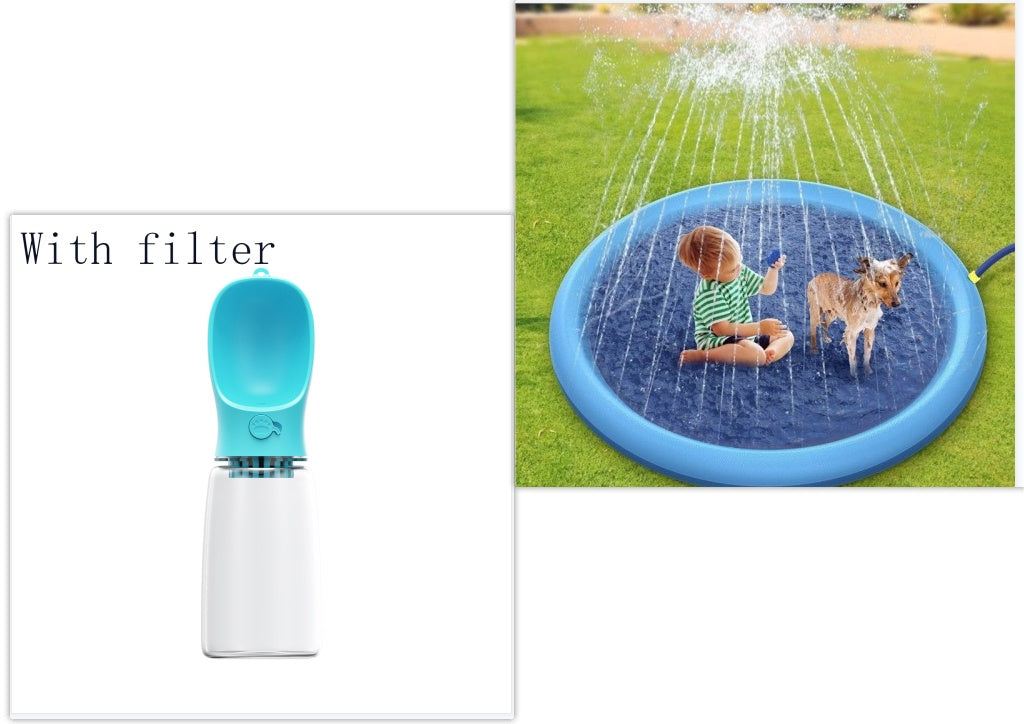Dog Splash Pad – Non-Slip Pet Sprinkler Pool for Cooling, Play & Summer Fun