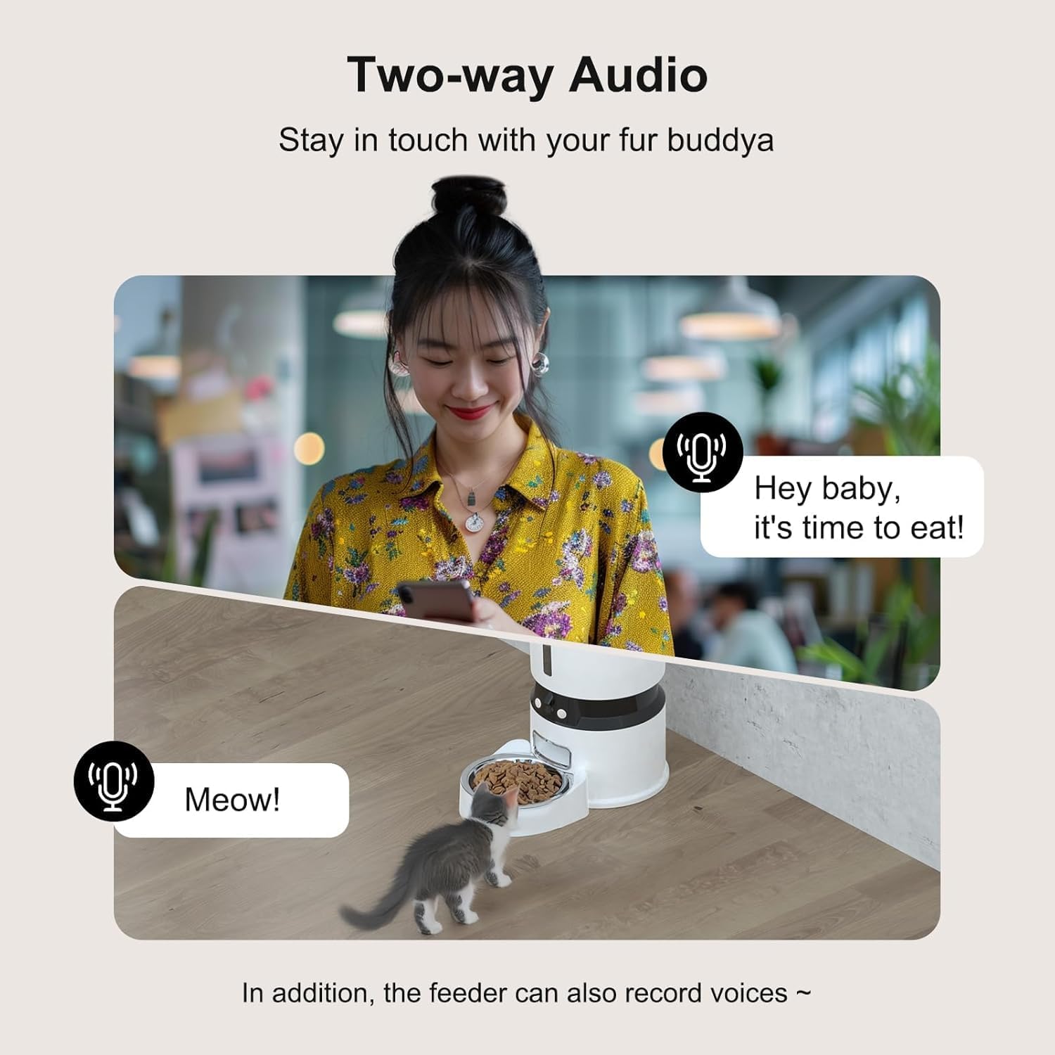 The Smart Chef 4L Wi-Fi Pet Feeder with HD Camera