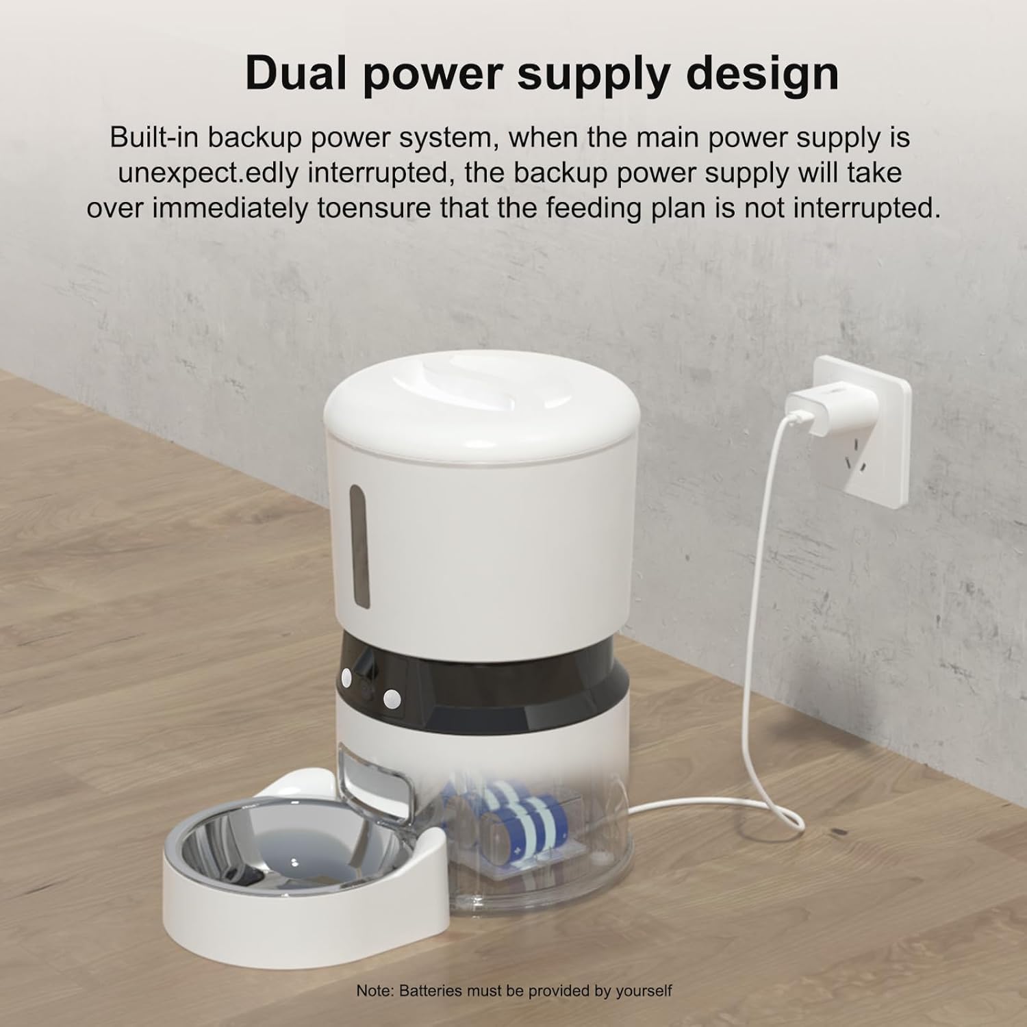 The Smart Chef 4L Wi-Fi Pet Feeder with HD Camera